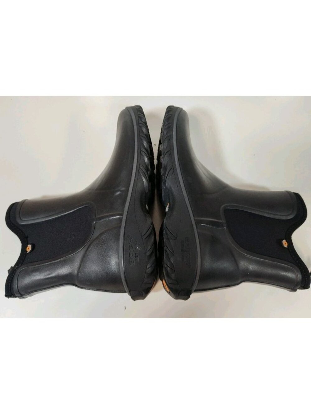 Bogs Sauvie Slip-On Chelsea Boots Women's 9 Rainboots 72203-001 Black - Picture 7 of 10